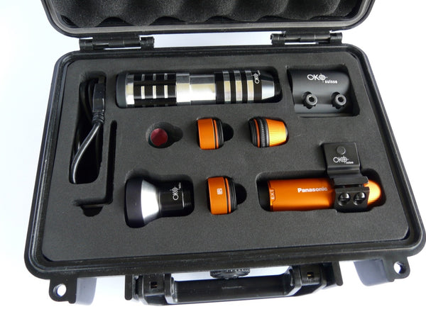 OKO Suisse Camera Set Orange (Panasonic HX-A1 included)